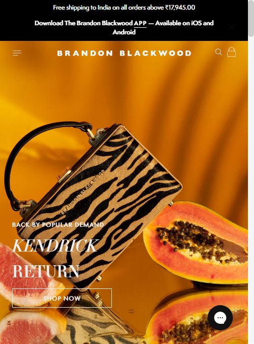 Brandon Blackwood — Header positioned absolute (disappears on scroll)